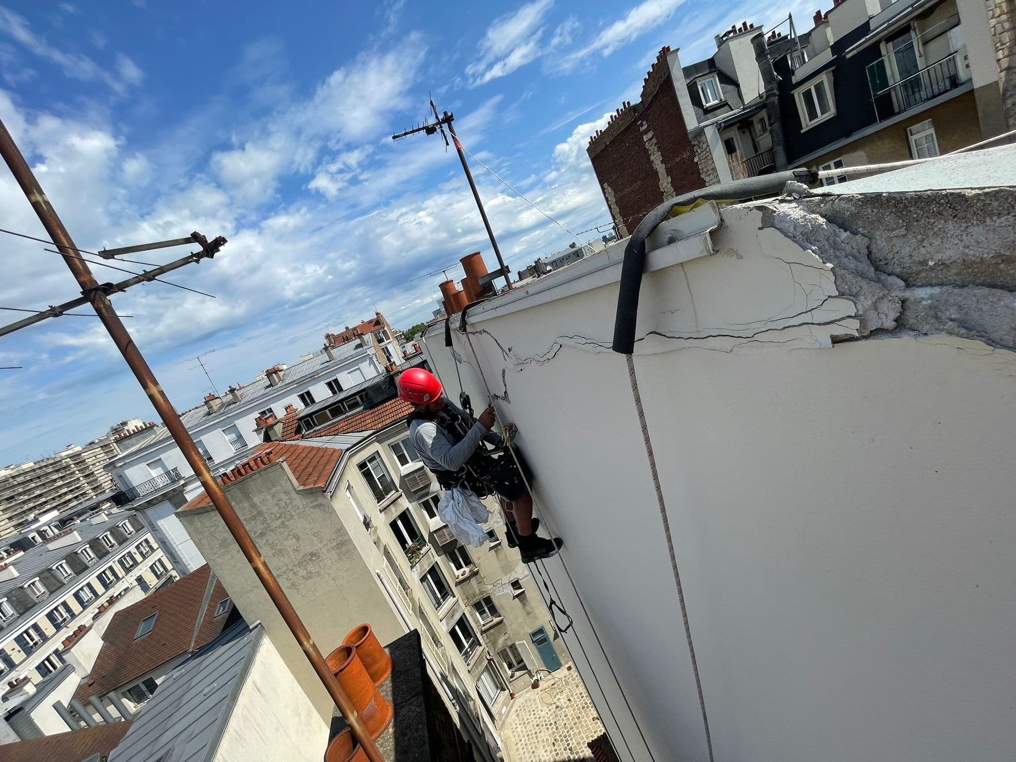 Maçonnerie sur Corde – avant